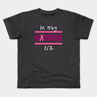 In my WARRIOR era breast cancer awareness fighter Kids T-Shirt